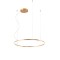 Pendant lamp Redo Orbit, metal, bronze, LED, 55W, 4853 lumens, warm white 3000K, D.80 cm