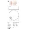 Pendant lamp Redo Orbit, metal, bronze, LED, 110W, 8372 lumens, warm white 3000K, D.150 cm