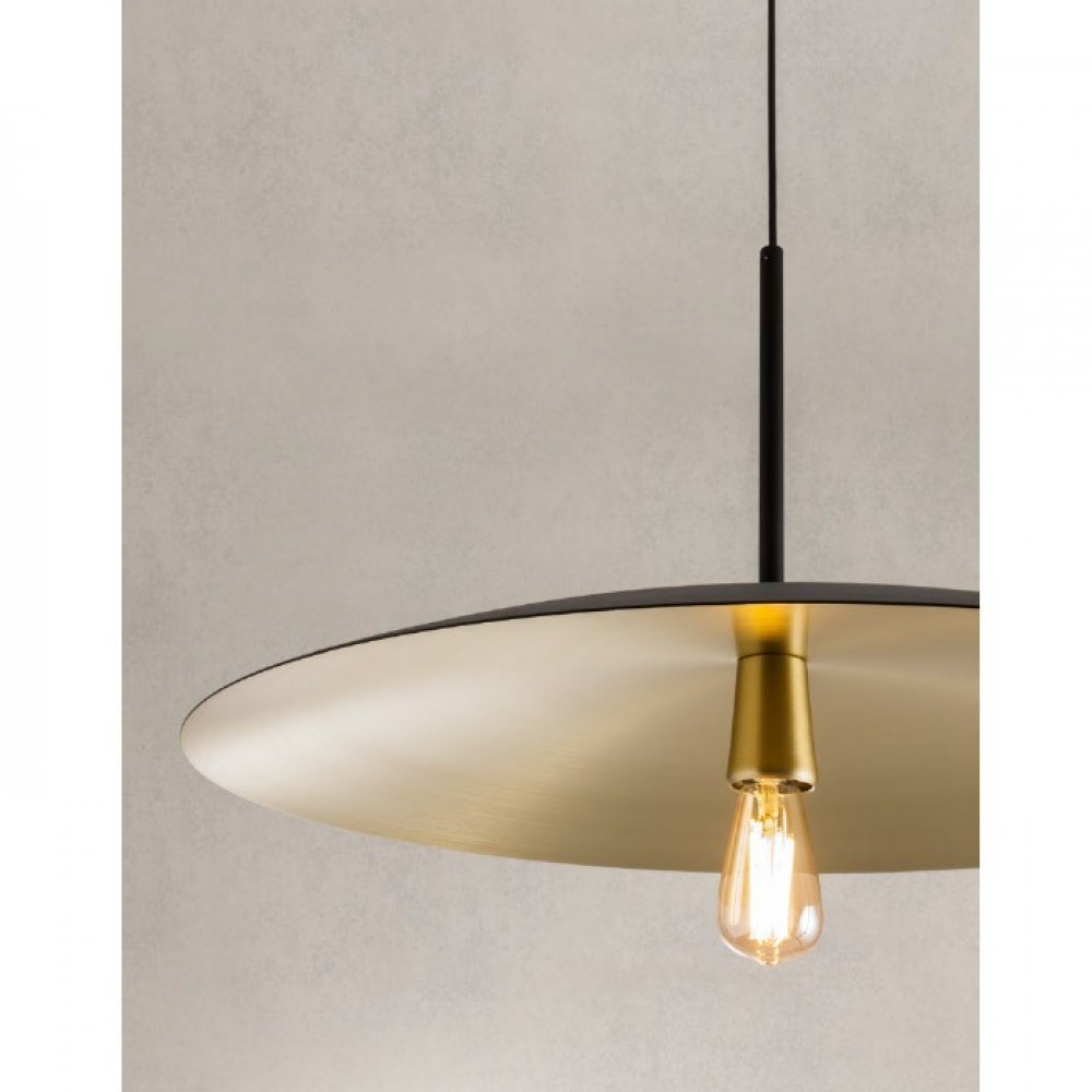 Suspension Redo Cymbal, metal, matt black, 1XE27, D.73 cm