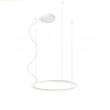 Pendant lamp Redo Orbit, metal, sand white, LED, 42W, 3755 lumens, neutral white 4000K, D.60 cm