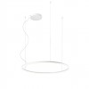 Pendant lamp Redo Orbit, metal, sand white, LED, 55W, 5088 lumens, neutral white 4000K, D.80 cm