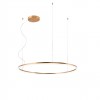 Pendant lamp Redo Orbit, metal, bronze, LED, 68W, 5713 lumens, neutral white 4000K, D.100 cm