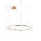 Pendant lamp Redo Orbit, metal, bronze, LED, 68W, 5713 lumens, neutral white 4000K, D.100 cm