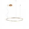 Pendant lamp Redo Orbit, metal, bronze, LED, 68W, 5713 lumens, neutral white 4000K, D.100 cm