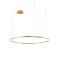 Pendant lamp Redo Orbit, metal, bronze, LED, 76W, 7159 lumens, neutral white 4000K, D.120 cm