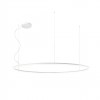 Pendant lamp Redo Orbit, metal, sand white, LED, 110W, 8793 lumens, neutral white 4000K, D.150 cm