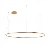 Pendant lamp Redo Orbit, metal, bronze, LED, 110W, 8793 lumens, neutral white 4000K, D.150 cm