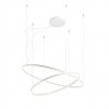 Pendant lamp Redo Orbit, metal, sand white, LED, 40,5W + 68W, 9468 lumens, neutral white 4000K