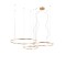 Pendant lamp Redo Orbit, metal, bronze, LED, 40,5W + 55W + 68W, 14556 lumens, neutral white 4000K