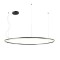 Pendant lamp Redo Orbit, metal, sand black, LED, 110W, 8372 lumens, warm white 3000K, D.150 cm