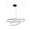 Pendant lamp Redo Orbit, metal, sand black, LED, 40,5W + 68W, 9142 lumens, warm white 3000K