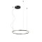 Pendant lamp Redo Orbit, metal, sand black, LED, 42W, 3755 lumens, neutral white 4000K, D.60 cm