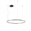 Pendant lamp Redo Orbit, metal, sand black, LED, 68W, 5713 lumens, neutral white 4000K, D.100 cm