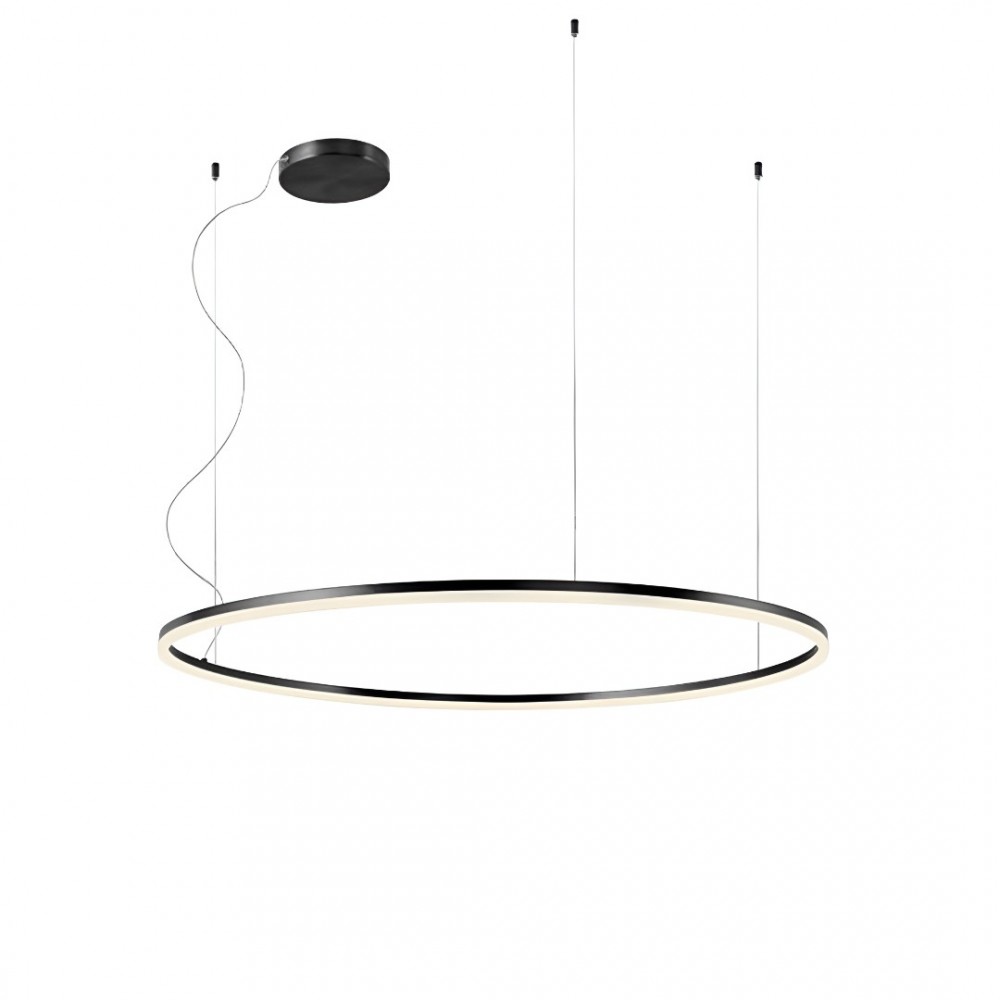 Pendant lamp Redo Orbit, metal, sand white, LED, 76W, 7159 lumens, neutral white 4000K, D.120 cm