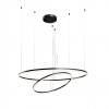 Pendant lamp Redo Orbit, metal, sand black, LED, 40,5W + 68W, 9468 lumens, neutral white 4000K