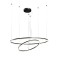 Pendant lamp Redo Orbit, metal, sand black, LED, 40,5W + 68W, 9468 lumens, neutral white 4000K