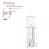 Pendant lamp Redo Madison, metal, matt copper, LED, 64W, 4352 lumens, warm white 3000K, D.55 cm