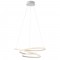 Suspension Smarter Sintra, metal, matt white, LED, 57W, 3705 lumens, warm white 3000K, L.62 cm