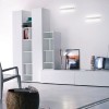 Wall lamp Redo Rail, metal, sand white, LED, 16W, 1168 lumens, warm white 3000K, L.30 cm