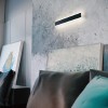 Wall lamp Redo Rail, metal, sand black, LED, 16W, 1168 lumens, warm white 3000K, L.30 cm