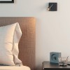Wall lamp Redo Tomix, metal, sand black, LED, 3W, 133 lumens, warm white 3000K, H.9 cm