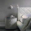 Wall lamp Redo Pivot, metal, matt white, 1XGU10, L.64 cm