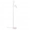 Floor lamp Redo Pivot, metal, matt white, 1XGU10, H.154 cm