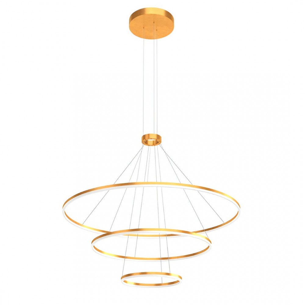 Pendant lamp Redo Orbit, metal, bronze, LED, 186W, 14801 lumens, neutral white 4000K