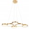 Suspension Redo Cronos, metal, bronze, dimmable, LED, 65W, 4137 lumens, warm white 3000K, L.103 cm