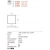 Ceiling lamp Redo Yomo, metal, sand gold, dimmable, LED, 47W, 2795 lumens, warm white 3000K, L.40 cm