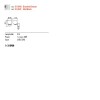 Wall lamp Redo Talis, metal, glass, bronze, 1XE14, H.21 cm