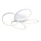 Ceiling lamp Redo Espiral, metal, sand white, dimmable, LED, 72W, 4380 lumens, warm white 3000K. D.80 cm