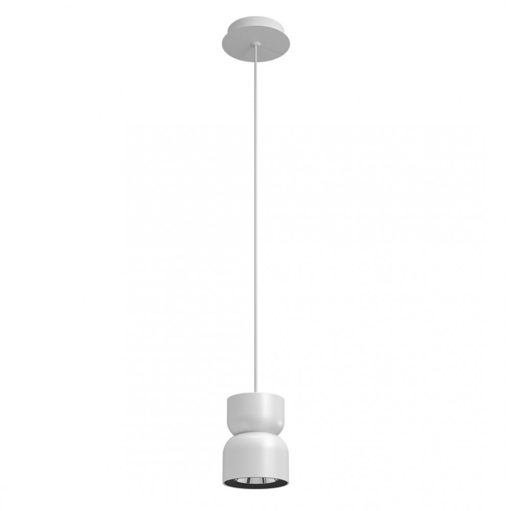 Suspension Redo Yona, metal, sand white, LED, 5W+5,5W, 400 lumens, warm white 3000K, D.12 cm