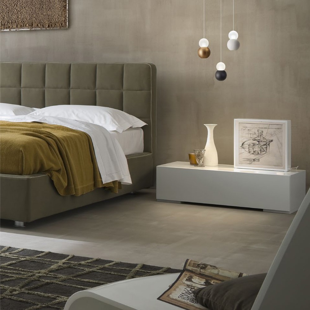 Pendant lamp Redo Aoba, metal, sand white, LED, 8W, 518 lumens, warm white 3000K, D.10 cm