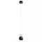 Pendant lamp Redo Aoba, metal, sand black, LED, 8W, 518 lumens, warm white 3000K, D.10 cm