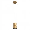 Suspension Redo Yona, metal, matt gold, LED, 5W+5,5W, 400 lumens, warm white 3000K, D.12 cm