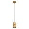 Suspension Redo Yona, metal, matt gold, LED, 5W+5,5W, 400 lumens, warm white 3000K, D.12 cm