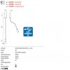 Wall lamp Redo Wallie, metal, matt white, LED, 3W, 135 lumens, warm white 3000K, L.50 cm