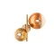 Wall lamp Redo Roy, metal, glass, gradient gold/gradient coffee, 2XG9, H.28 cm