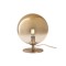 Table lamp Redo Roy, metal, glass, gradient coffee, 1XG9, H.21 cm