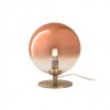 Table lamp Redo Roy, metal, glass, gradient gold, 1XG9, H.21 cm