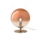 Table lamp Redo Roy, metal, glass, gradient gold, 1XG9, H.21 cm