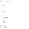 Floor lamp Redo Roy, metal, glass, gradient gold/gradient coffee, 5XG9, H.171 cm