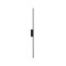 Wall lamp Redo Stick, metal, sand black, dimmable, LED, 24W, 1172 lumens, warm white 3000K, H.115 cm