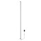 Wall lamp Redo Stick, metal, sand black, dimmable, LED, 36W, 1754 lumens, warm white 3000K, H.161 cm