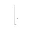 Wall lamp Redo Stick, metal, sand black, dimmable, LED, 48W, 2357 lumens, warm white 3000K, H.211 cm