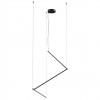 Suspension Redo Stick, metal, sand black, dimmable, LED, 36W, 2641 lumens, warm white 3000K, L.257 cm