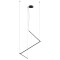 Suspension Redo Stick, metal, sand black, dimmable, LED, 36W, 2641 lumens, warm white 3000K, L.257 cm