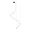 Suspension Redo Stick, metal, matt brass, dimmable, LED, 48W, 3252 lumens, warm white 3000K, L.429 cm