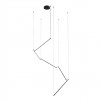 Suspension Redo Stick, metal, sand black, dimmable, LED, 48W, 3252 lumens, warm white 3000K, L.429 cm